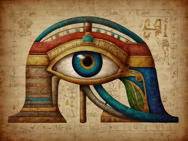 The eye of Ra - In dreams, it may suggest divine protection and enlightenment​ 