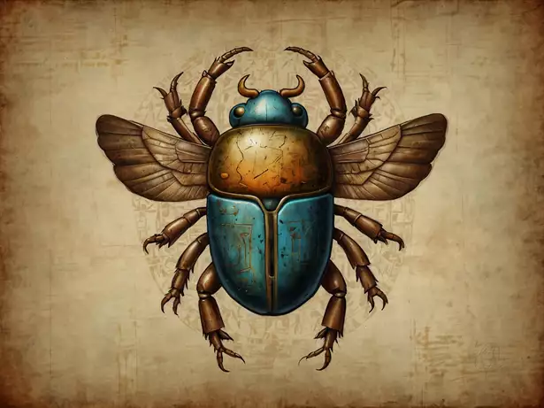 a dream featuring a scarab indicates personal growth and the emergence of new opportunities.