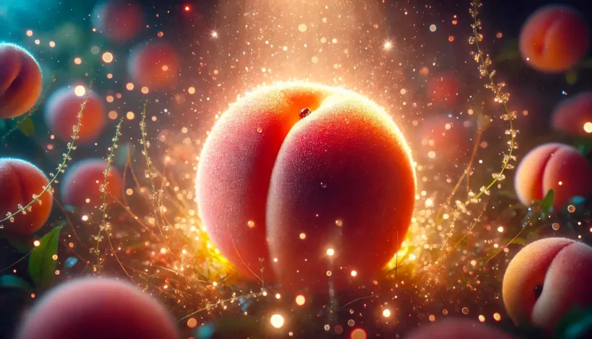 Dream on a peach