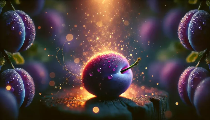 Dream on a plums