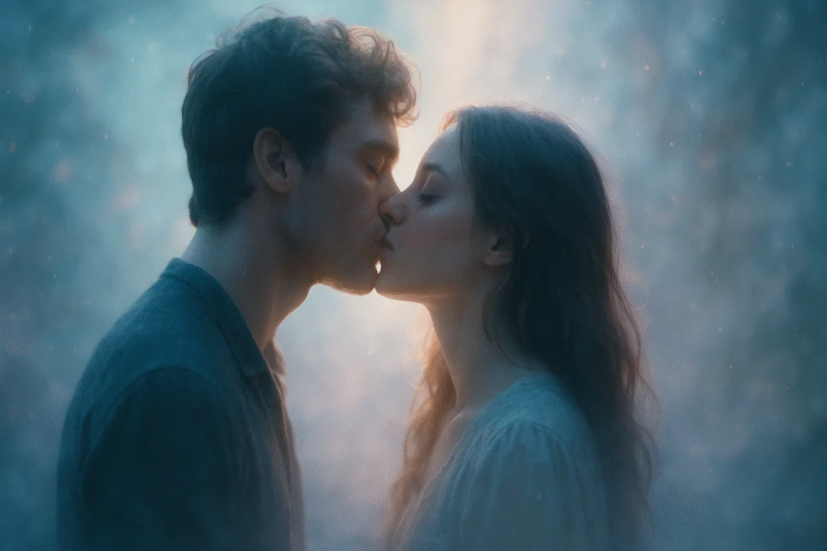 Dreaming about kiss