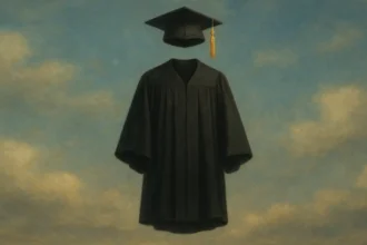 dreaming about a cap and gown