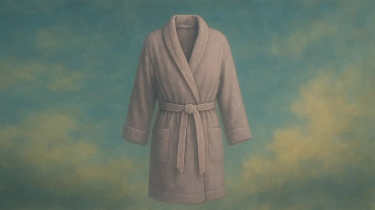 dreaming about a bathrobe