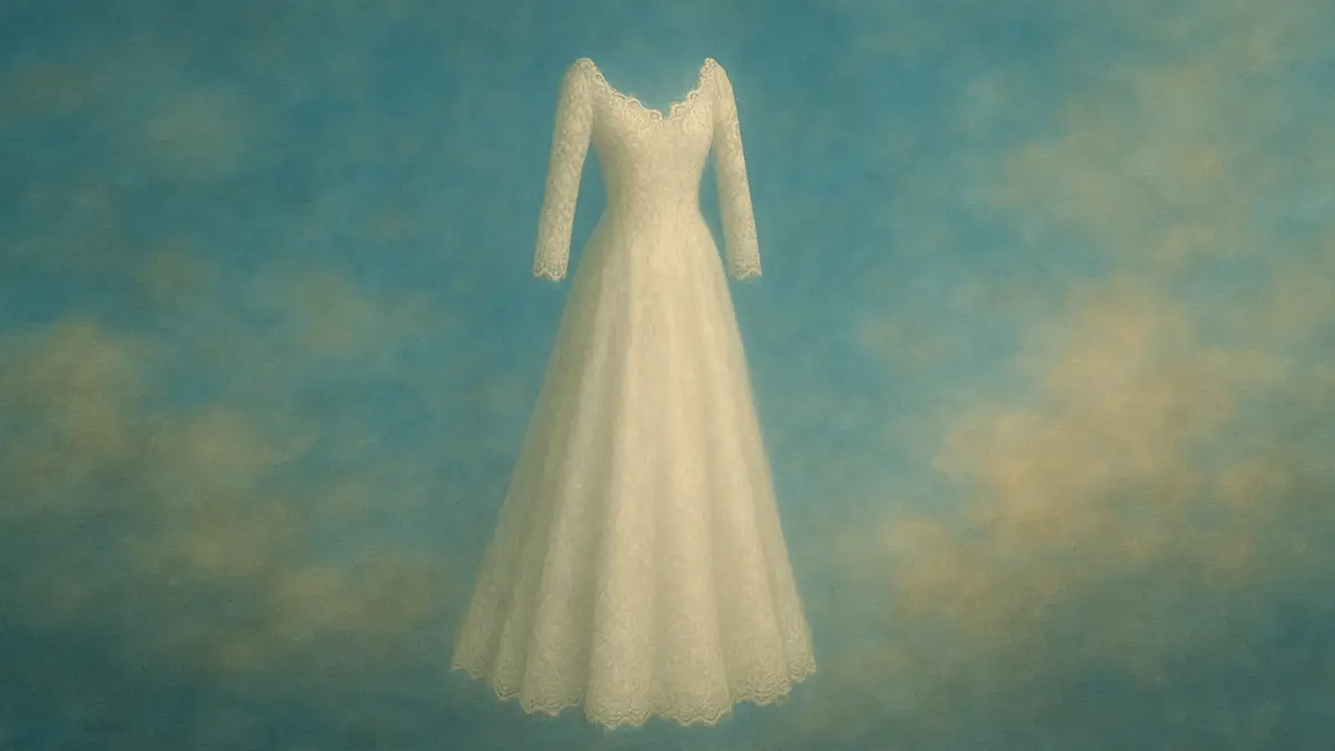 dreaming about a wedding dress