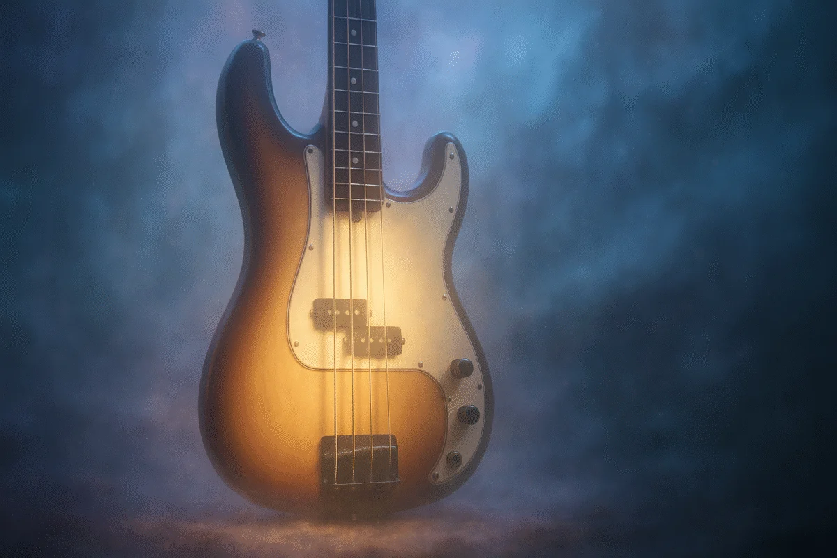 Dreaming about bass guitar