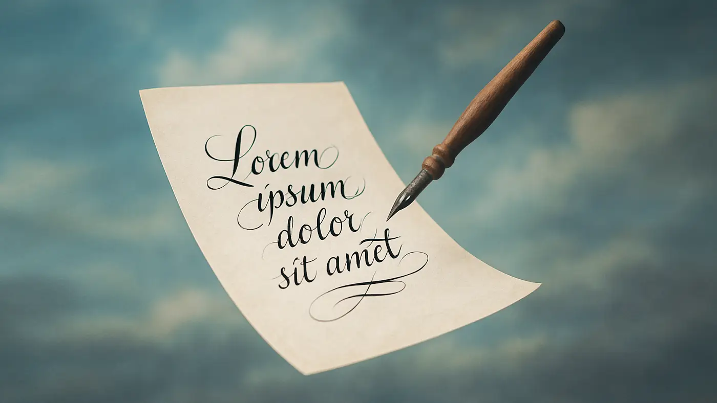 Dreaming about a Calligraphy