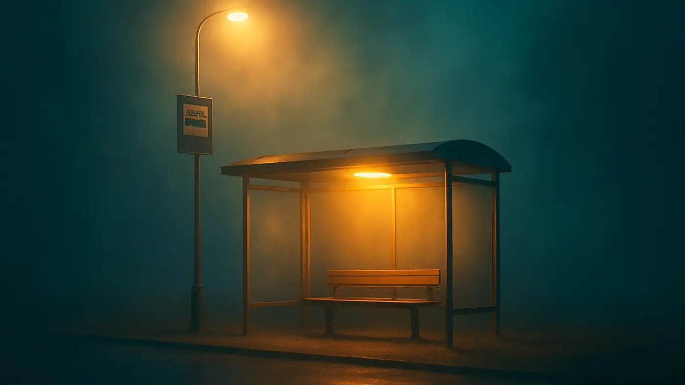 Dreaming about bus stop