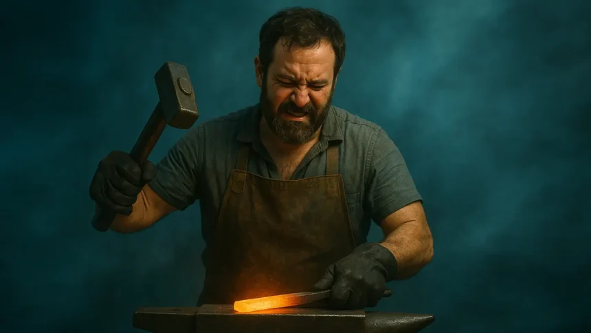 Dreaming about a blacksmith