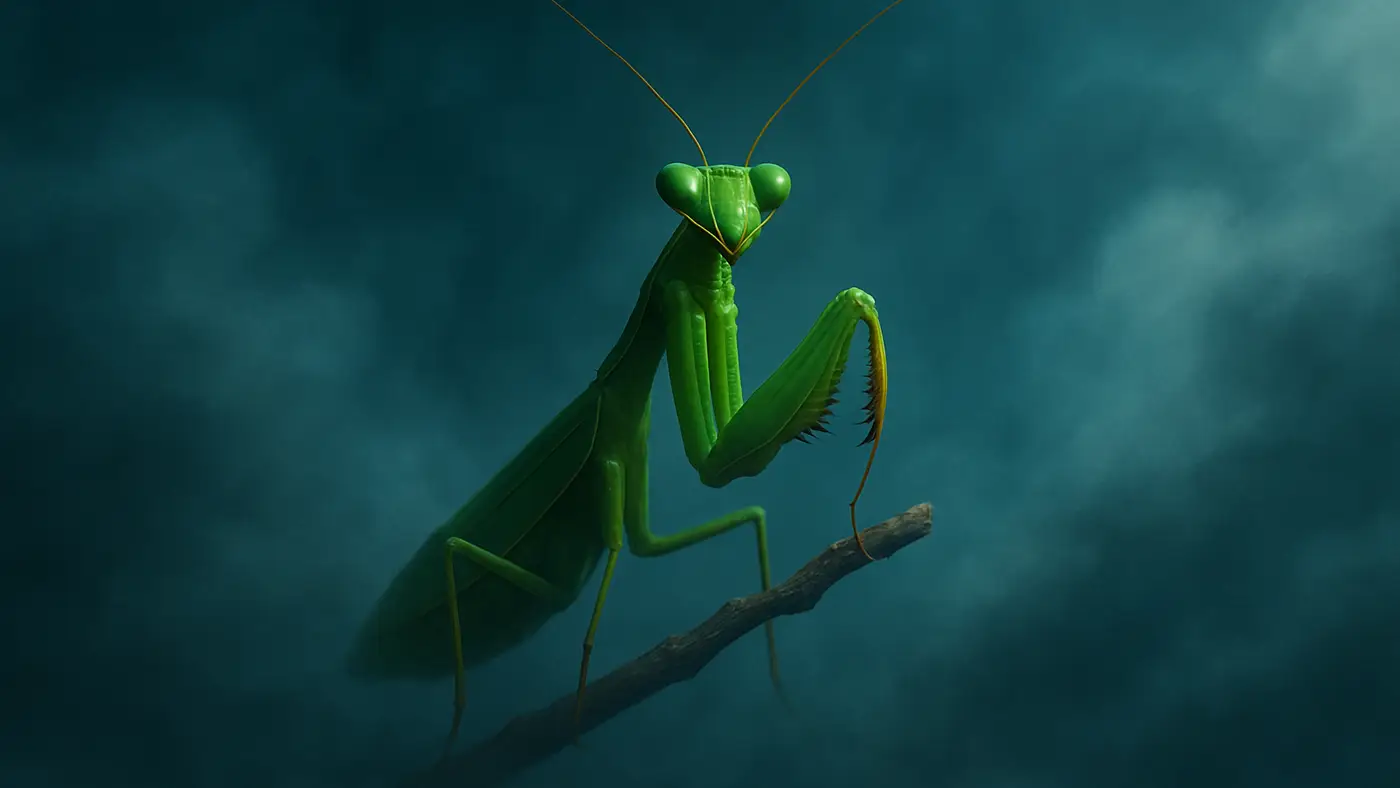 Dreaming about a mantis
