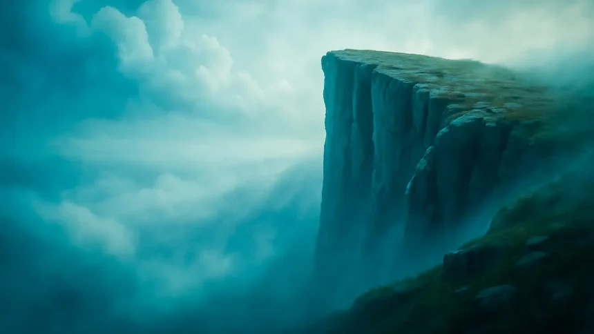 Dreaming about a cliff