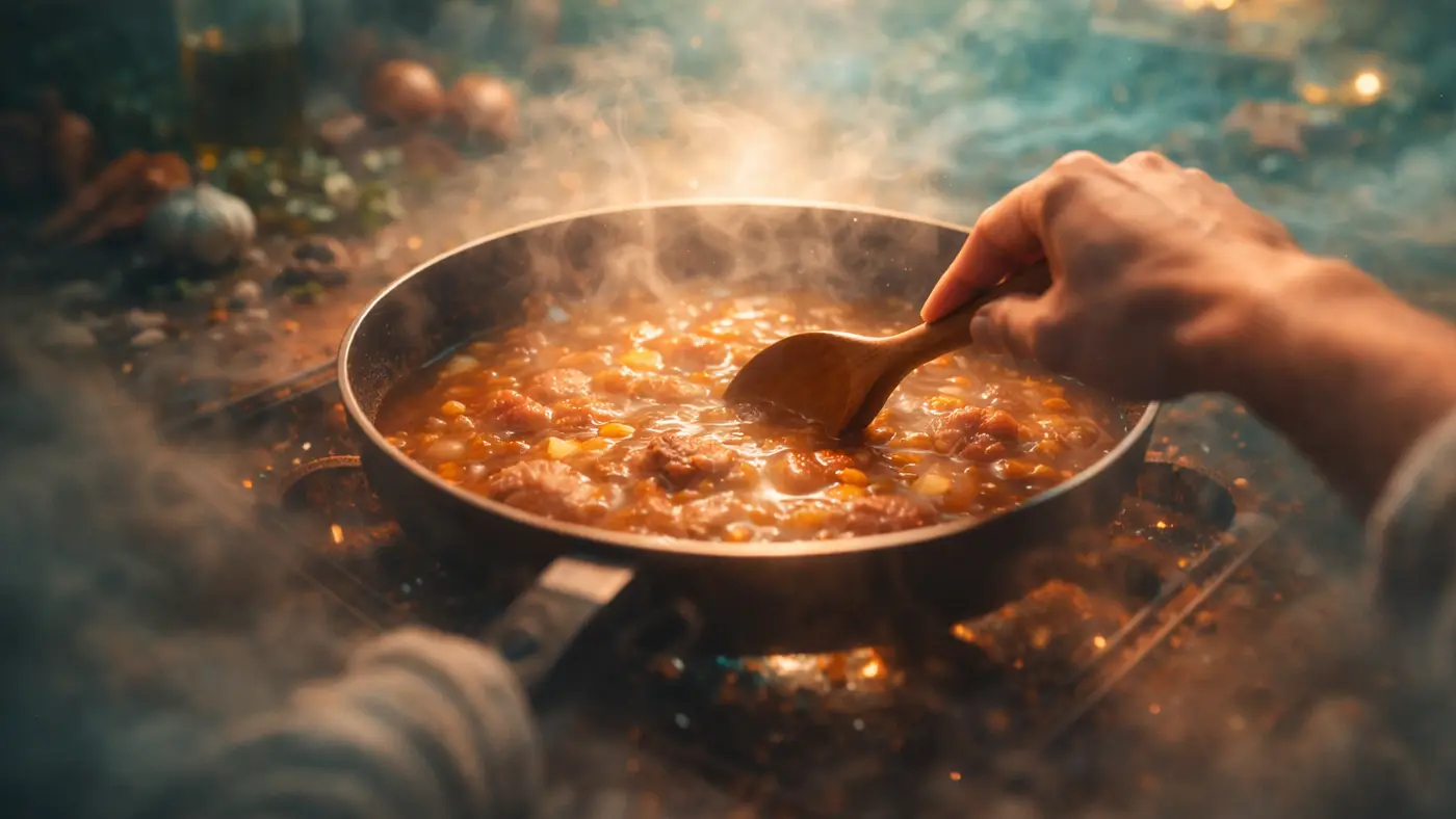 Dreaming about cooking