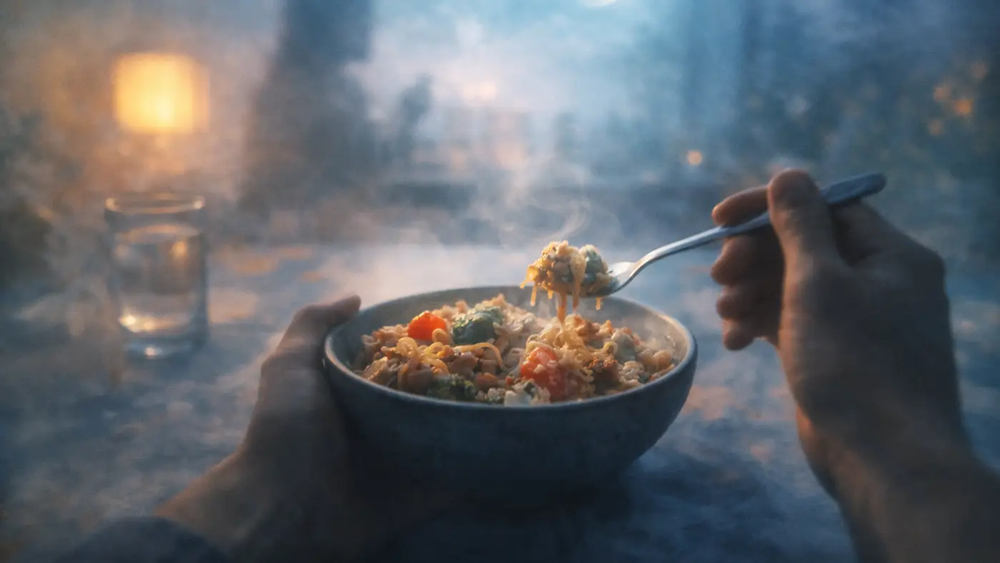 Dreaming about eating