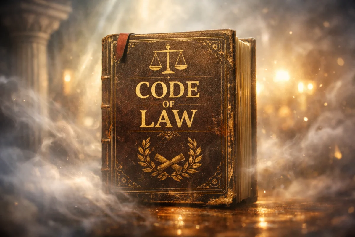 Dreaming about code of law