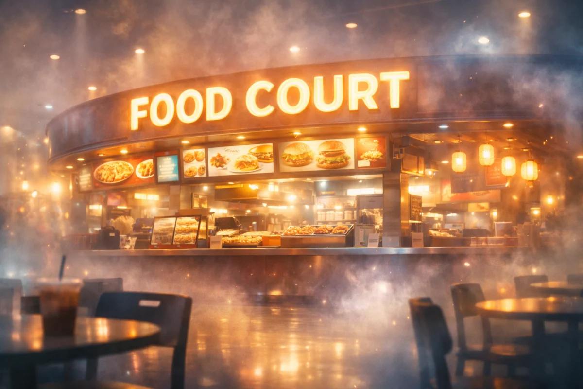Dreaming about Food Court